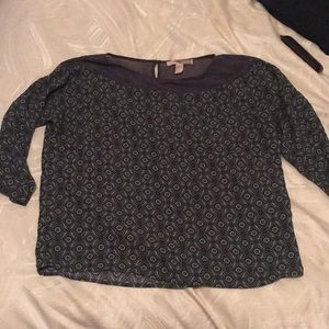 Forever 21 blue and green shirt